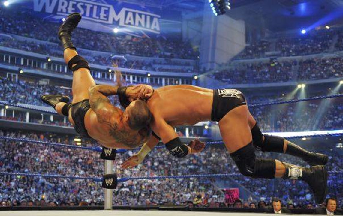 WWE Triple H vs. Randy Orton WWE Championship Match Last Man Standing