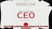 complete  How to Become CEO The Rules for Rising to the Top of Any Organization