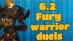Evylyn - 6.2 PTR Fury Warrior Duels 3 part series! streaming at 7:30pm gmt+1 WOW WOD PVP