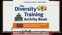 behold  The Diversity Training Activity Book 50 Activities for Promoting Communication and