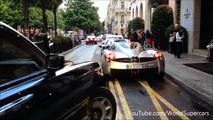 Pagani Huayra Start Up, Sound and Bugatti Combo !