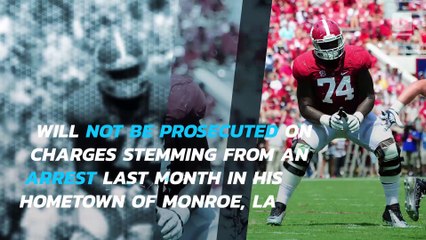 DA opts to not prosecute case against Alabama's Cam Robinson