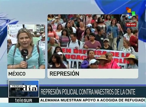 México: maestros de CNTE marchan en la capital contra la represión