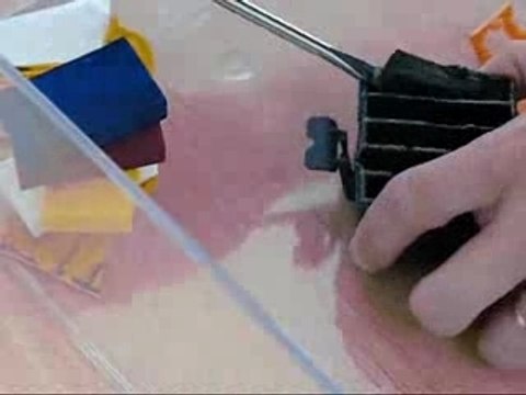 Kodak 5300 : ouverture de la cartouche