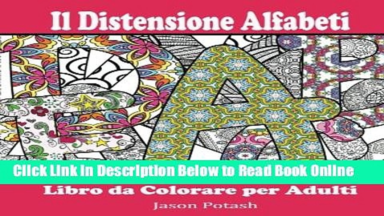 Download Il Distensione Alfabeti Libro da Colorare per Adulti (La Distensione adulti Disegni da