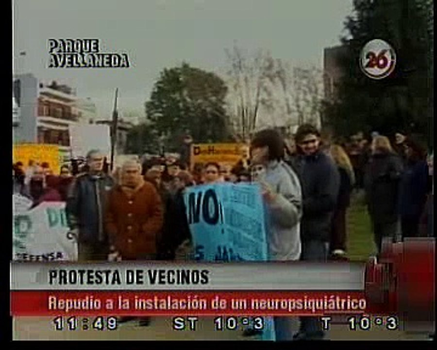 Diputado Sergio Abrevaya en 26 TV - Protesta vecinal en Parque Avellaneda