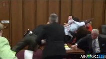 Man attacked his daughter murderer in court