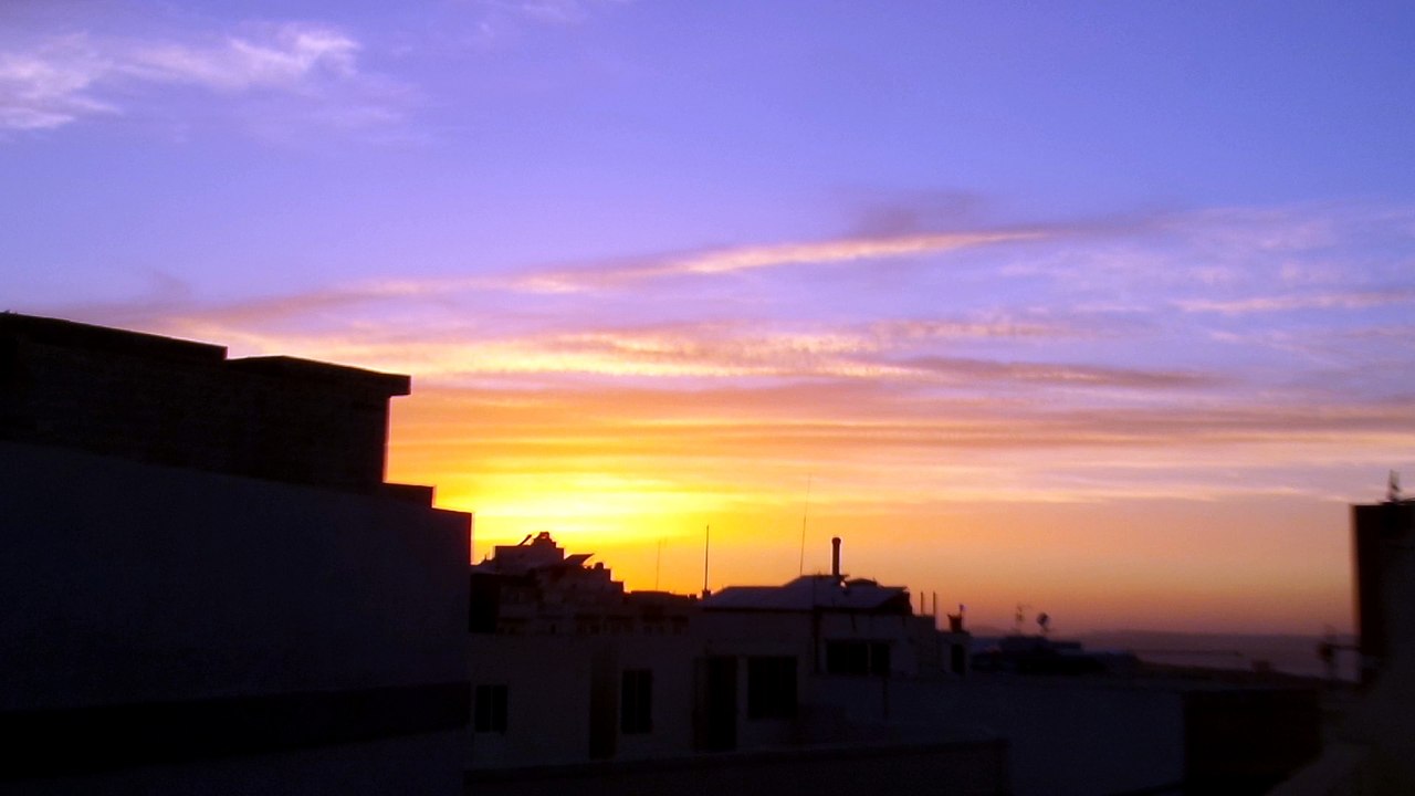 Linear Clouds over Mellieha
