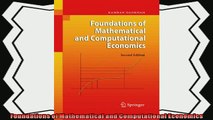 behold  Foundations of Mathematical and Computational Economics