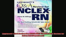 For you  Lippincotts QA Review for NCLEXRN Lippincotts Review for NclexRn Paperback
