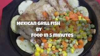 Grill Fish Recipe - How To Make Grill Fish with Potato & Sauce?