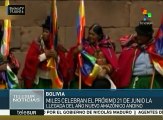 Bolivia celebra el 21 de julio el nuevo año amazónico