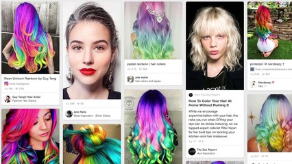 DIY Glow in the Dark Unicorn Hair - Man Vs Pin - Pinterest Test #93