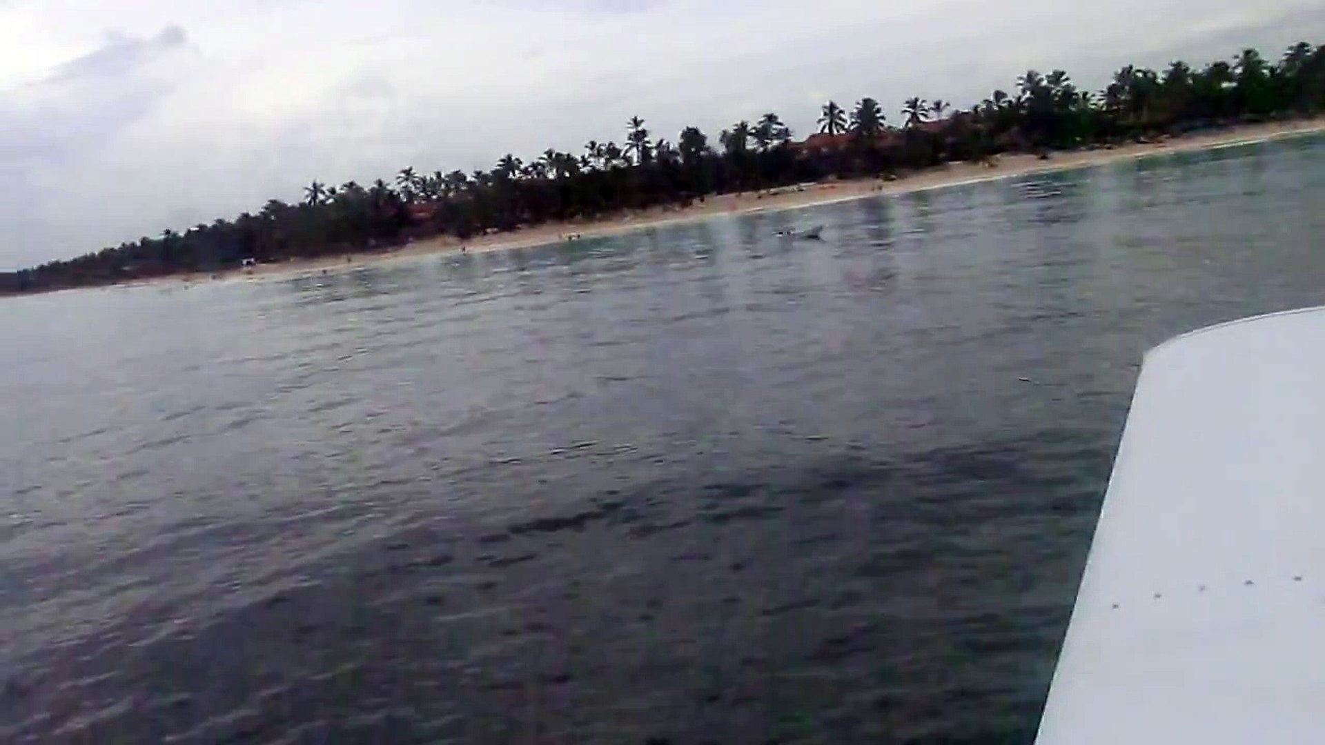 Piper PA-28 Low pass along the Punta Cana coast
