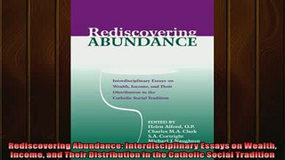 For you  Rediscovering Abundance Interdisciplinary Essays on Wealth Income and Their Distribution