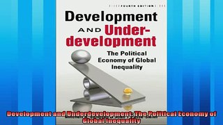 Popular book  Development and Underdevelopment The Political Economy of Global Inequality