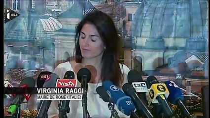 Virginia Raggi, candidate du Mouvement 5 Etoiles, élue première femme maire de Rome - 20/06/2016 à 01h25 (CNEWS)