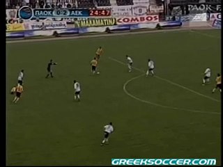 PAOK v AEK 0-3 (25' Lyberopoulos) Matchday 29 07/08