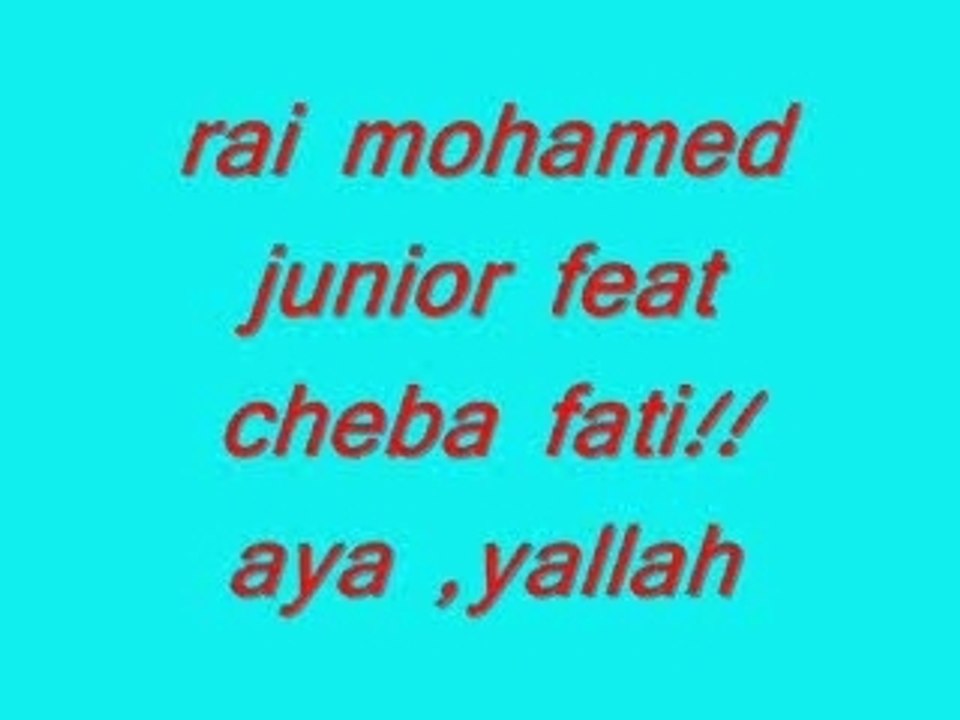 Cheba_fati__mohamed_junior_-_tfakri_kifash_koenti