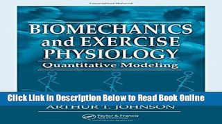 Read Biomechanics and Exercise Physiology: Quantitative Modeling  Ebook Free
