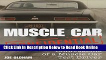 Read Muscle Car Confidential: Confessions of a Muscle Car Test Driver  Ebook Online