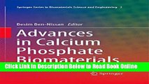 Read Advances in Calcium Phosphate Biomaterials (Springer Series in Biomaterials Science and