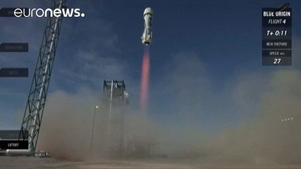 Blue Origin'in dördüncü testi de başarılı geçti