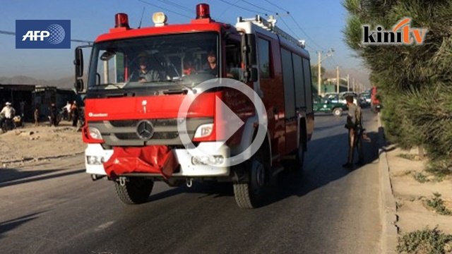 Bas meletup terkena bom di Afghanistan