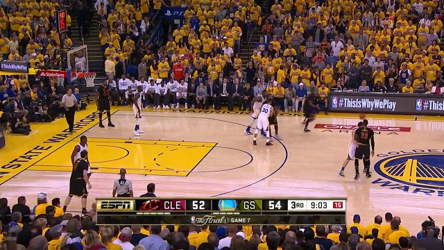 Kyrie Irving Freezes Festus Ezeli Cavaliers vs Warriors - Game 7 June 19, 2016 2016 NBA Finals