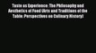 Download Taste as Experience: The Philosophy and Aesthetics of Food (Arts and Traditions of
