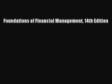 Download Foundations of Financial Management 14th Edition PDF Free