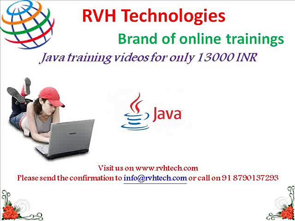 Java training videos for only 13000 INR