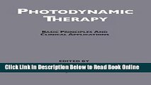 Download Photodynamic Therapy: Basic Principles and Clinical Applications  Ebook Free