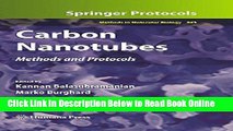 Read Carbon Nanotubes: Methods and Protocols (Methods in Molecular Biology)  Ebook Online