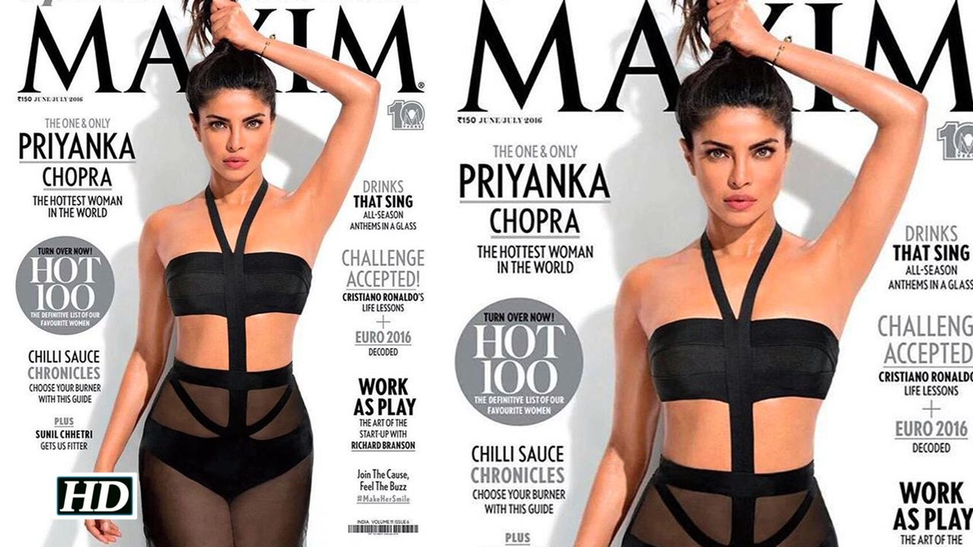 Watch Sexy Priyanka Sizzles in Maxim Indias latest cover