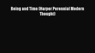 Read Books Being and Time (Harper Perennial Modern Thought) E-Book Free