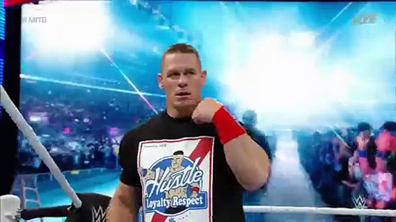 John Cena VS AJ Style Full Show in hd of moneybank Jun19 2016