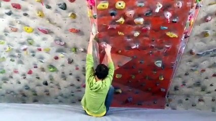 Escalada en Madrid. Bloque del día en rockOMadrid 25-Feb-2014