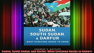 READ FREE FULL EBOOK DOWNLOAD  Sudan South Sudan and Darfur What Everyone Needs to Know Full EBook