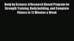 Read Body by Science: A Research Based Program for Strength Training Body building and Complete