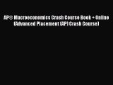 Read APÂ® Macroeconomics Crash Course Book   Online (Advanced Placement (AP) Crash Course) PDF