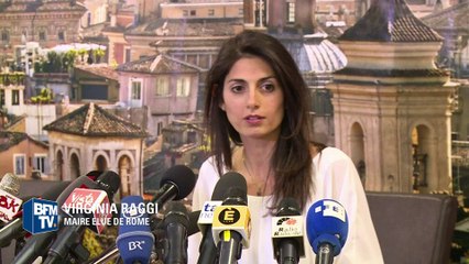 Rome: la populiste Virginia Raggi élue maire, "un moment historique fondamental"