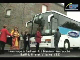 Hommage à Fadhma ATH MANSOUR AMROUCHE à Baillé (Ille et Vilainne - 35), organisé par la CBF - Dimanche 8 juillet 2007