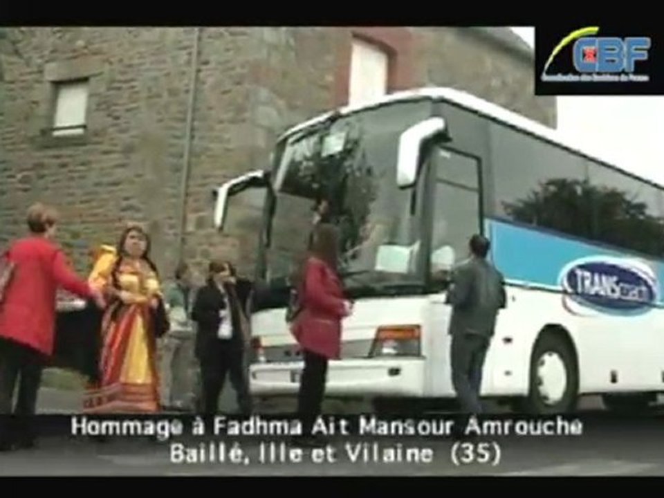 Hommage à Fadhma ATH MANSOUR AMROUCHE à Baillé (Ille et Vilainne - 35), organisé par la CBF - Dimanche 8 juillet 2007