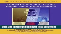 Download Fingerprints and Other Ridge Skin Impressions (International Forensic Science and