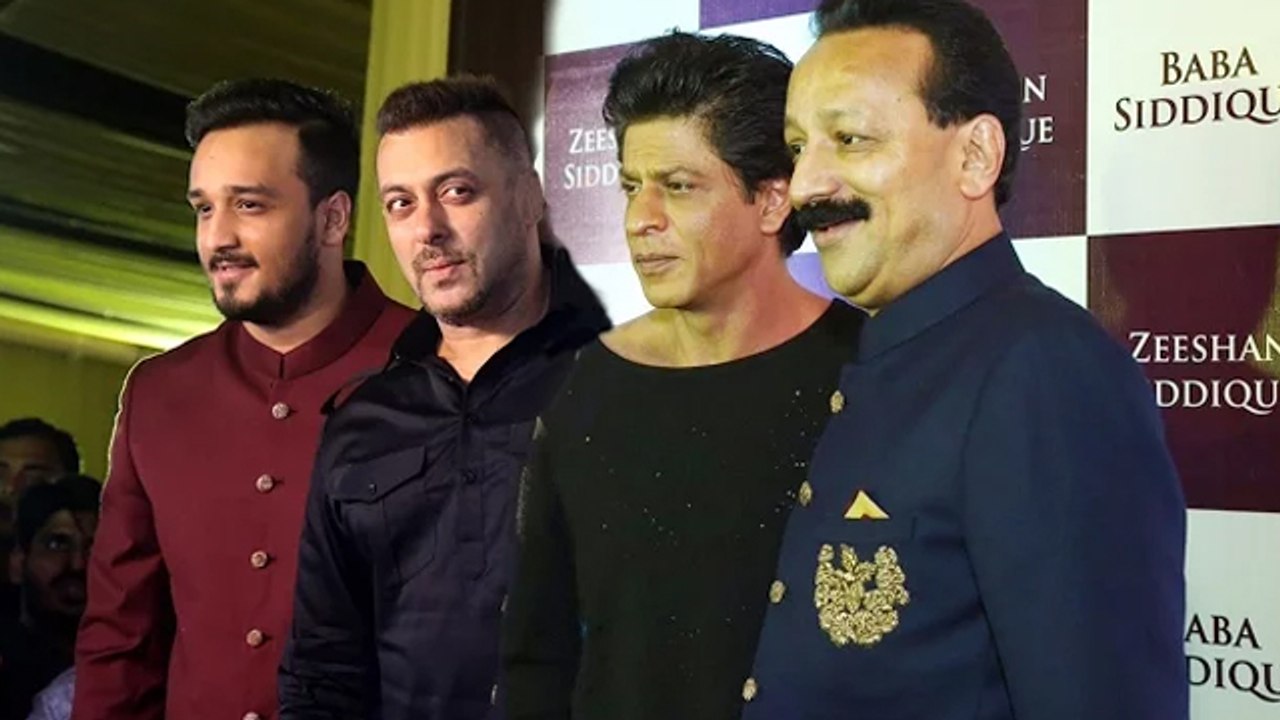 Salman Khan, Shahrukh Khan @ Baba Siddique Iftar Party 2016
