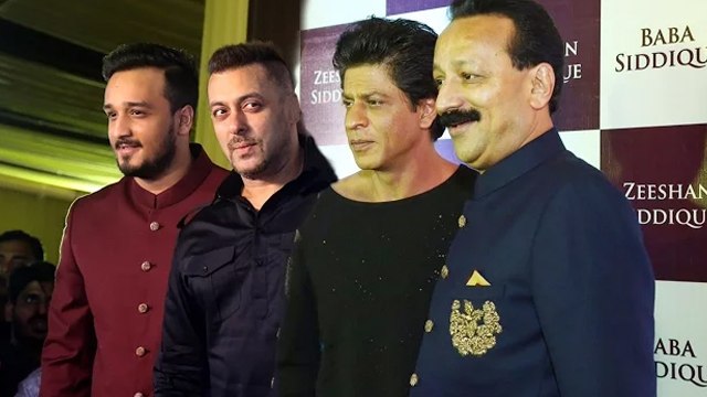 Salman Khan, Shahrukh Khan @ Baba Siddique Iftar Party 2016