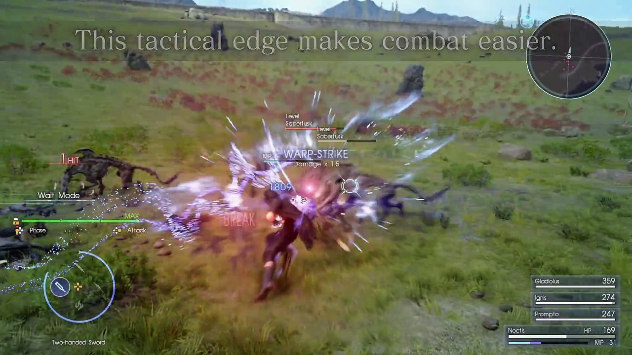 Final Fantasy XV - Wait Mode Introduction Trailer