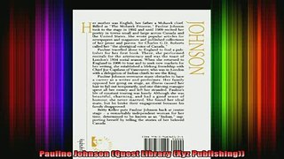 READ book  Pauline Johnson Quest Library Xyz Publishing Full Ebook Online Free