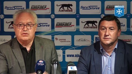 Guy Cotret - Conférence de presse AJA 2016 - 2017